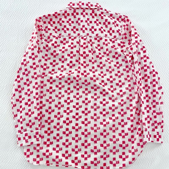 Madewell red blouse - Picture 5 of 8